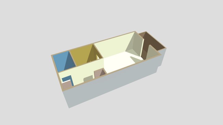 Apartment Floor Plan 3D Model