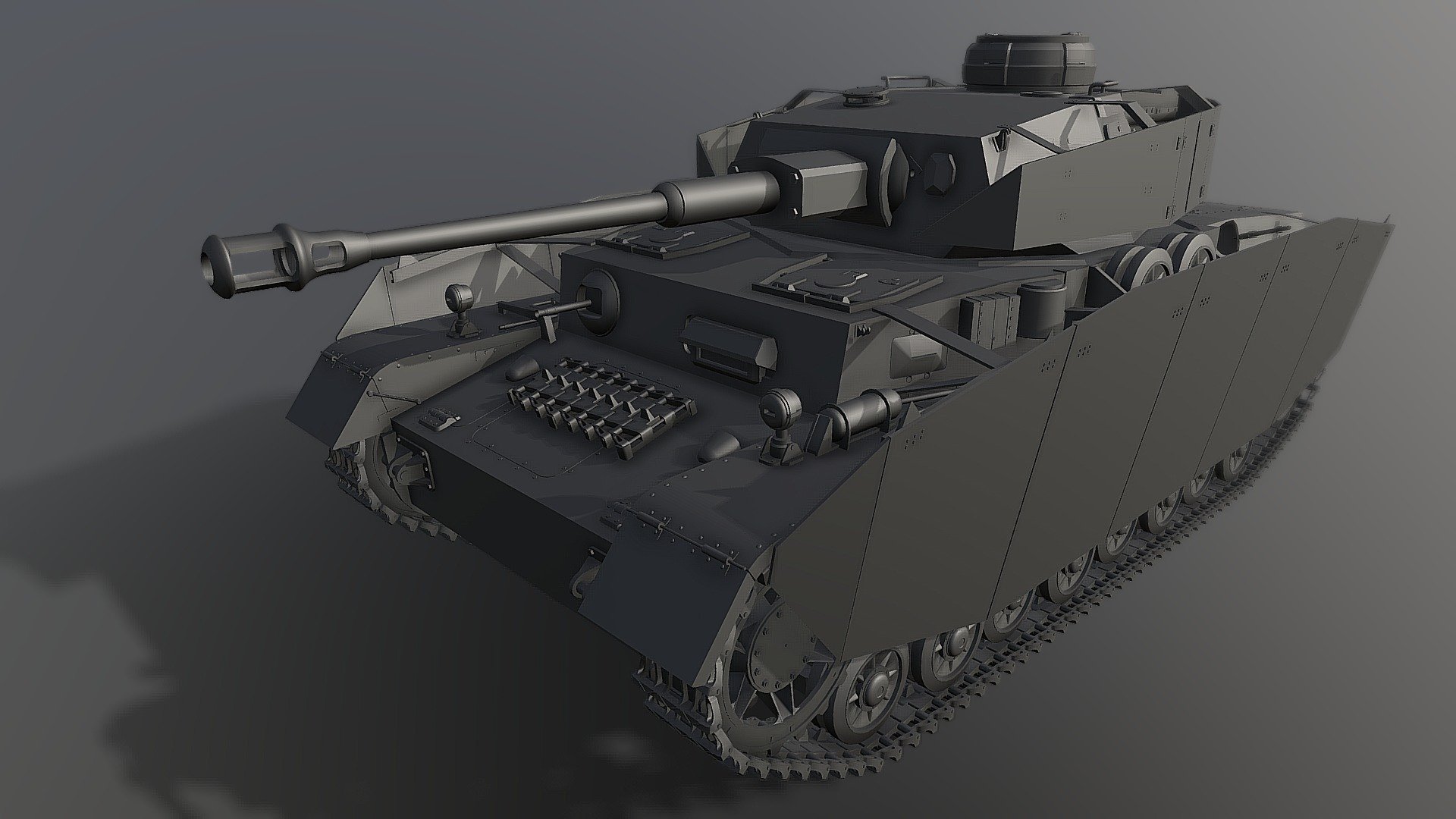 Pz.Kpfw IV Ausf H - Download Free 3D Model By Kai Xiang (@kirikom9000 ...