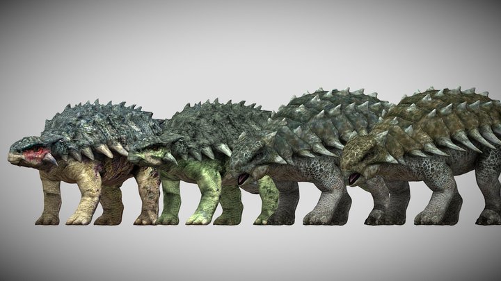 Jurassic Park Ankylosaurus Pack – Modèle 3D gratuit STL