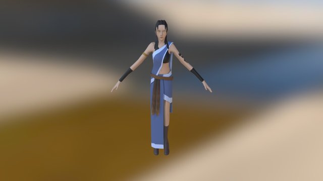 Fang Final Fantasy XIII 3d Model fixed opacity 3D Model