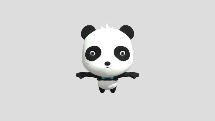 baby_bus_panda 3D Model