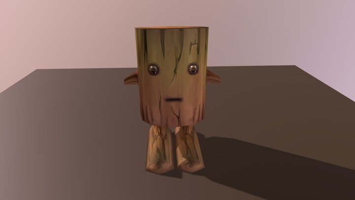 Stump_v01 3D Model