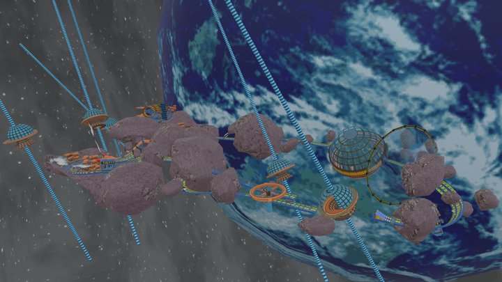 Hot Wheels World Race: Space Out 3D Model