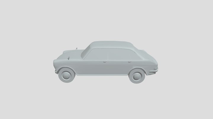Morris 1800 Mark I 1966 lowpoly for 3D-printing,