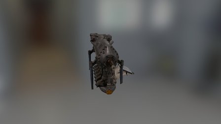 Aircraft Engine 3D Model