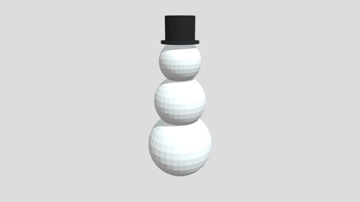Snow Man v2.0 3D Model
