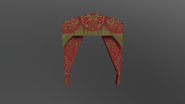 Curtains - Manor Piece 3D Model