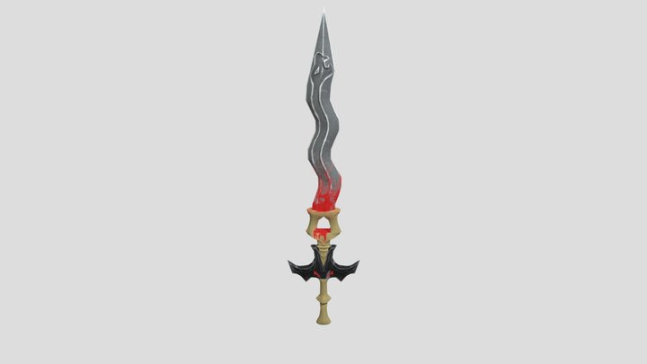 Evilish Dagger 3D Model