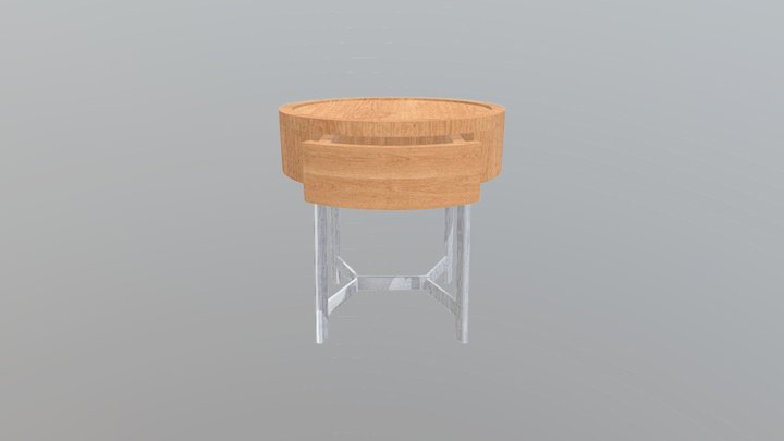 bed side table 3D Model