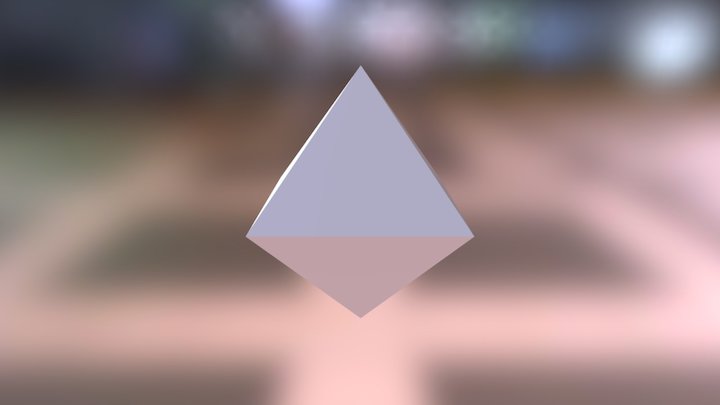 Block Shape Diamond 3D Model