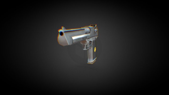 SG-R SA50 Pistol 3D Model