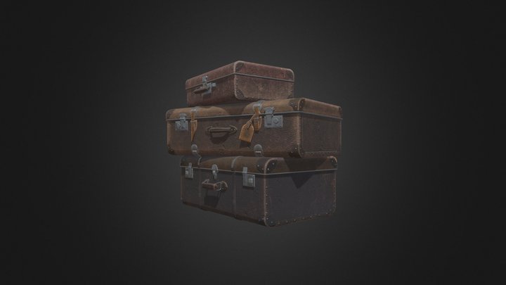 Suitcases 3D Model