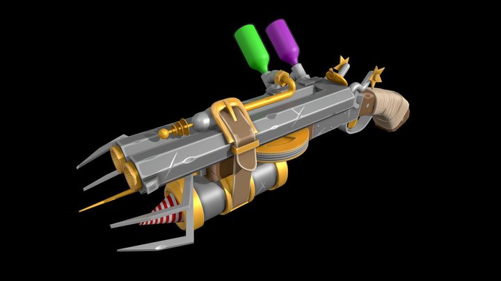 Gun_Low 3D Model