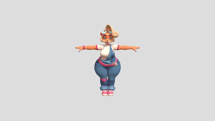 Coco_ Bandicoot 3D Model