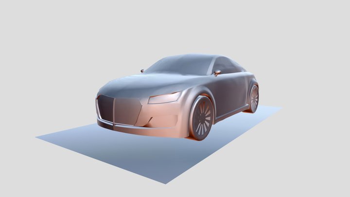 Audi TT 2014 3D Model