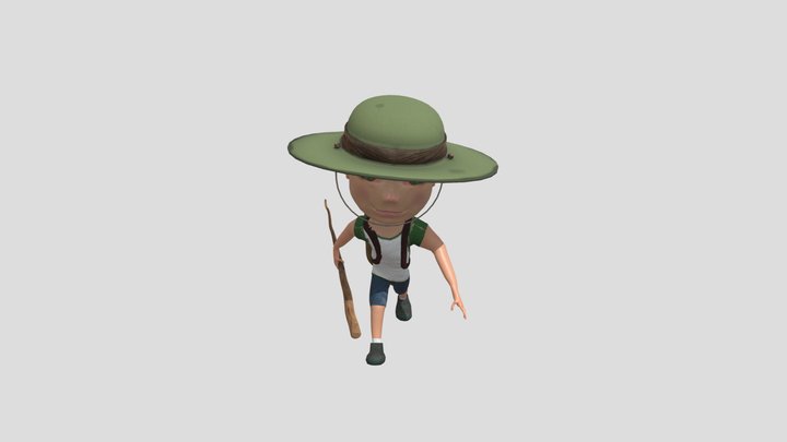 Ruby Round Up Character 3D Model