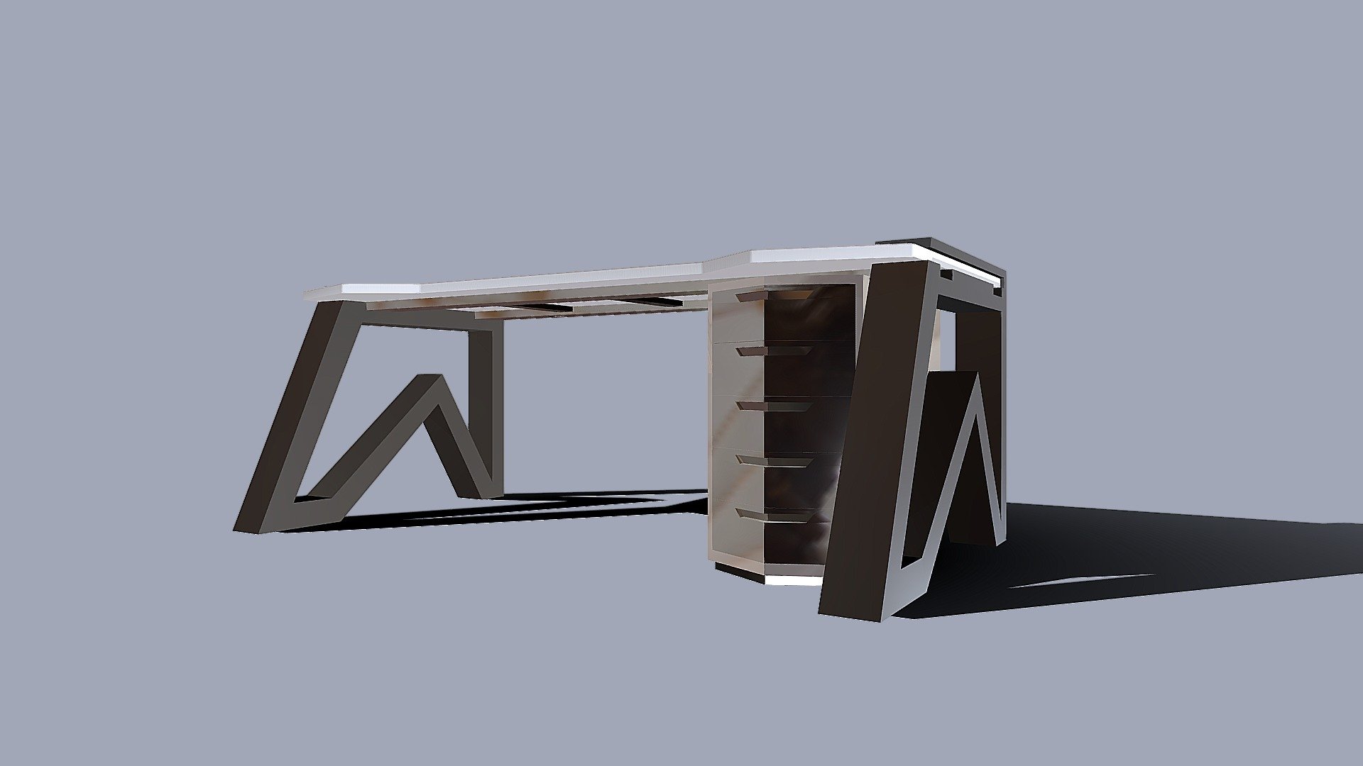 Gaming Desk Download Free 3D model by barol.og [998f965] Sketchfab