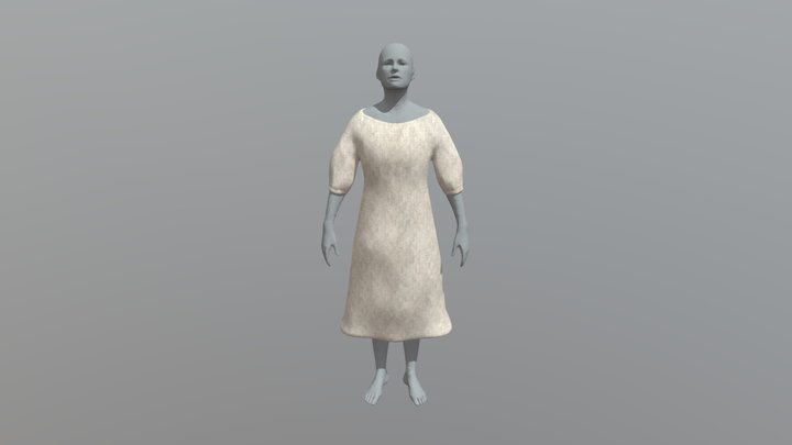 Gown Done 3D Model
