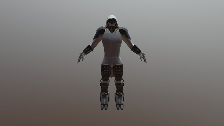 Yellow Skulls Medium Ranged 3D Model