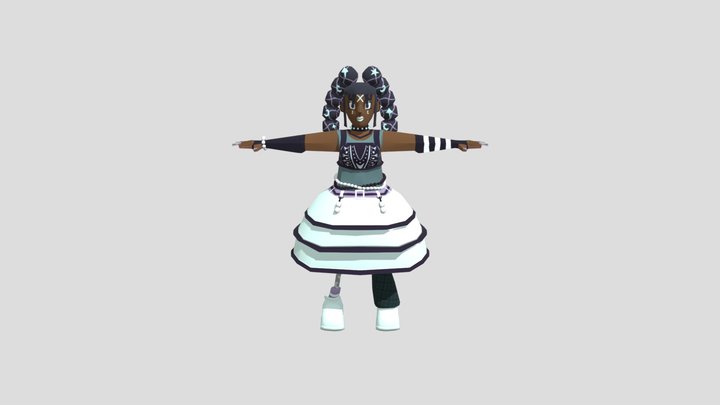 Decora Girls - Piper 3D Model