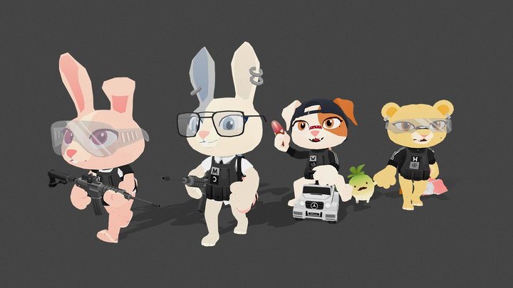 Gotoubunnohanayome 3D models - Sketchfab