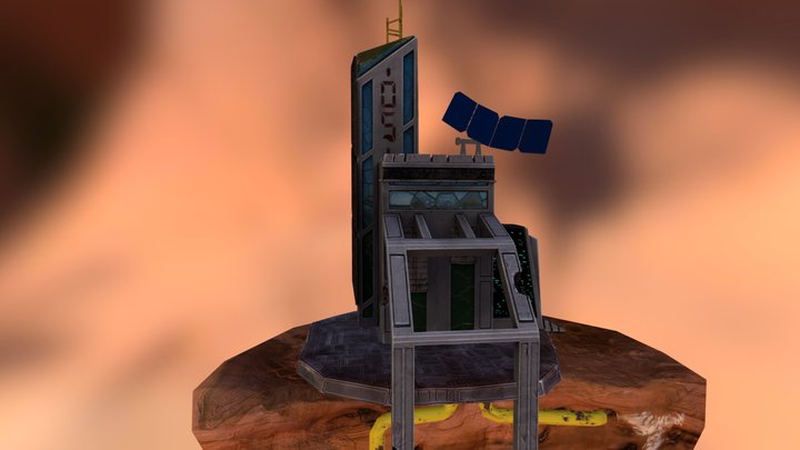 Mars Refinery 3D Model