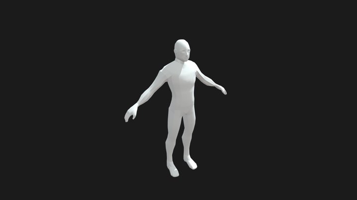 Human BaseMesh 3D Model