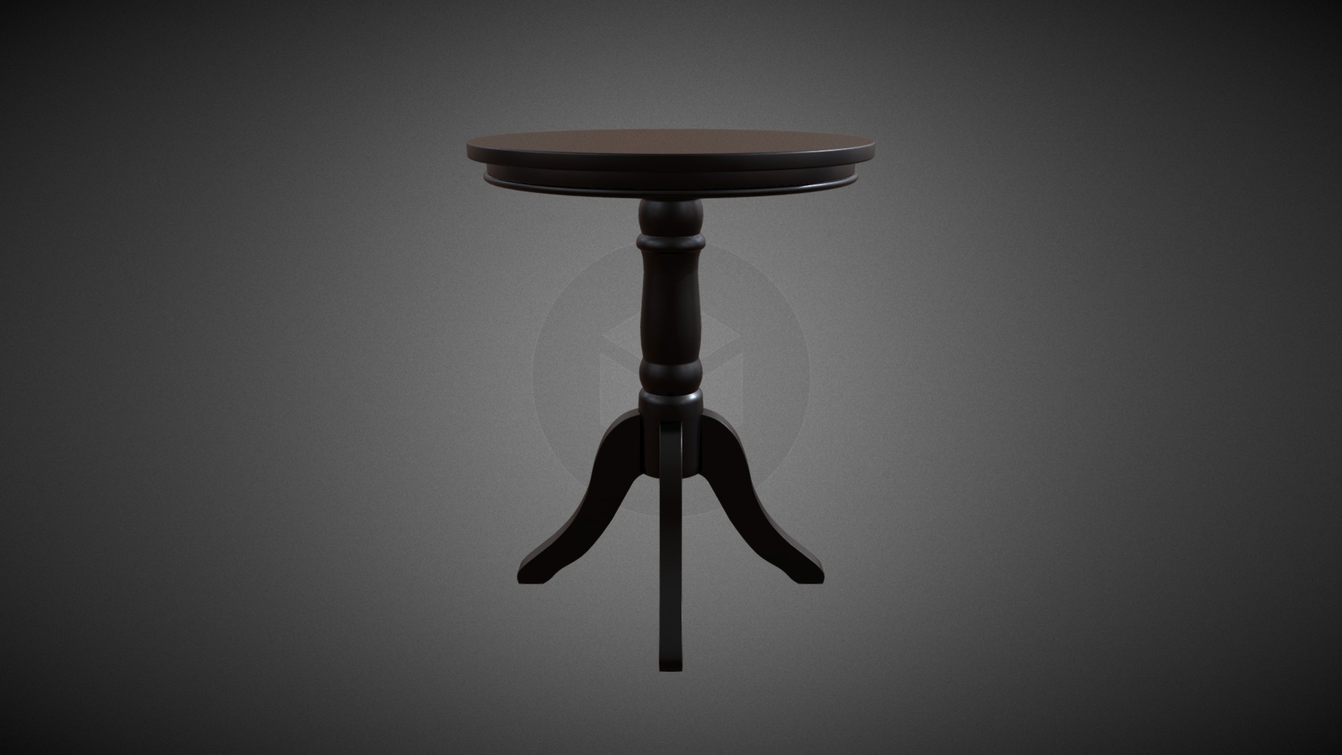 3D model Table 2 - This is a 3D model of the Table 2. The 3D model is about a table with a lamp shade.