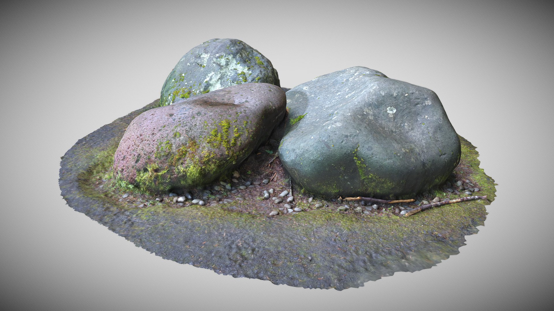 Group of Rocks (Photoscan)