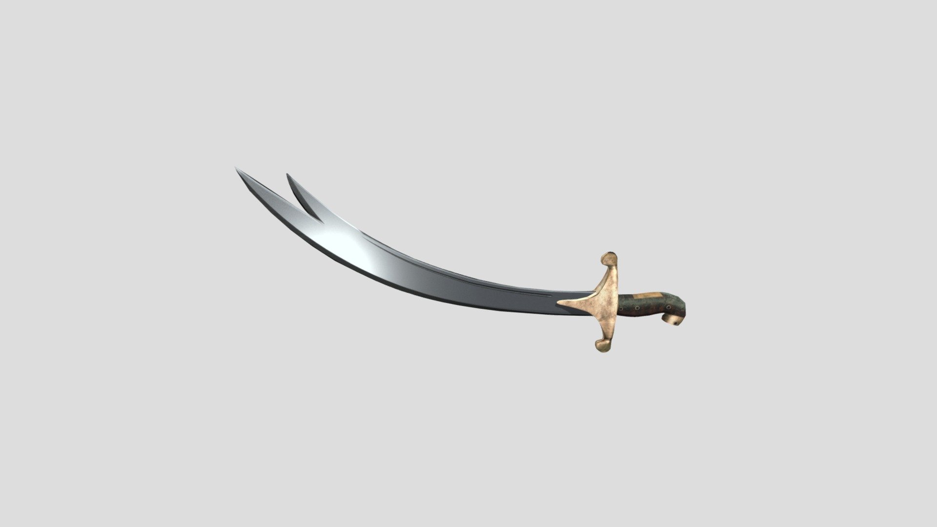 Zulfigar Sword - 3D model by AliNagi [9995586] - Sketchfab