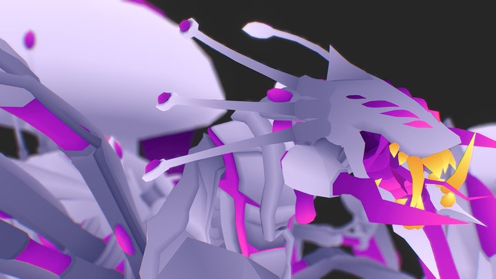 Mushroom Infected Monster 3D Model