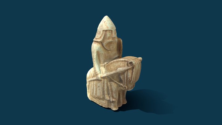 Viking chess piece 3D Model