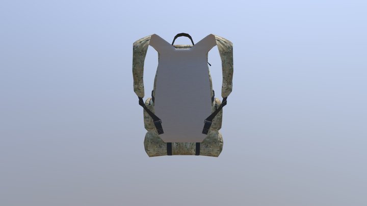 simple Backpack 3D Model