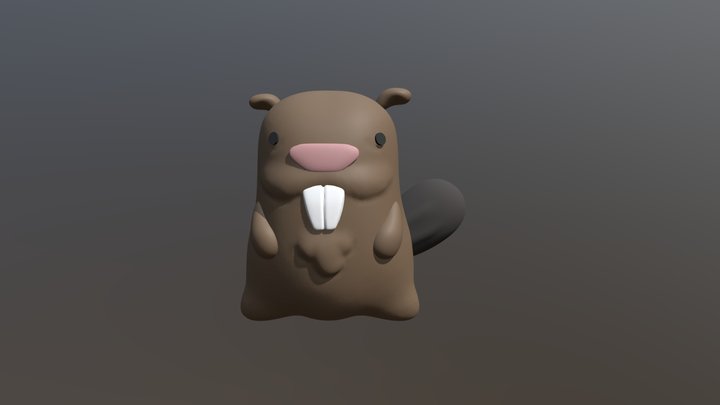 Derppy Beaver Boi 3D Model