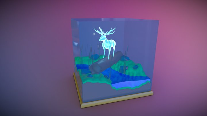 Patronus Cube 3D Model