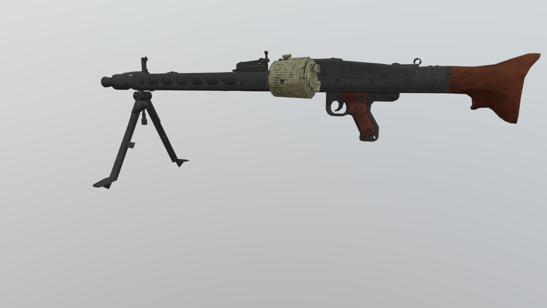 Low Poly 3D Mg42 Pack