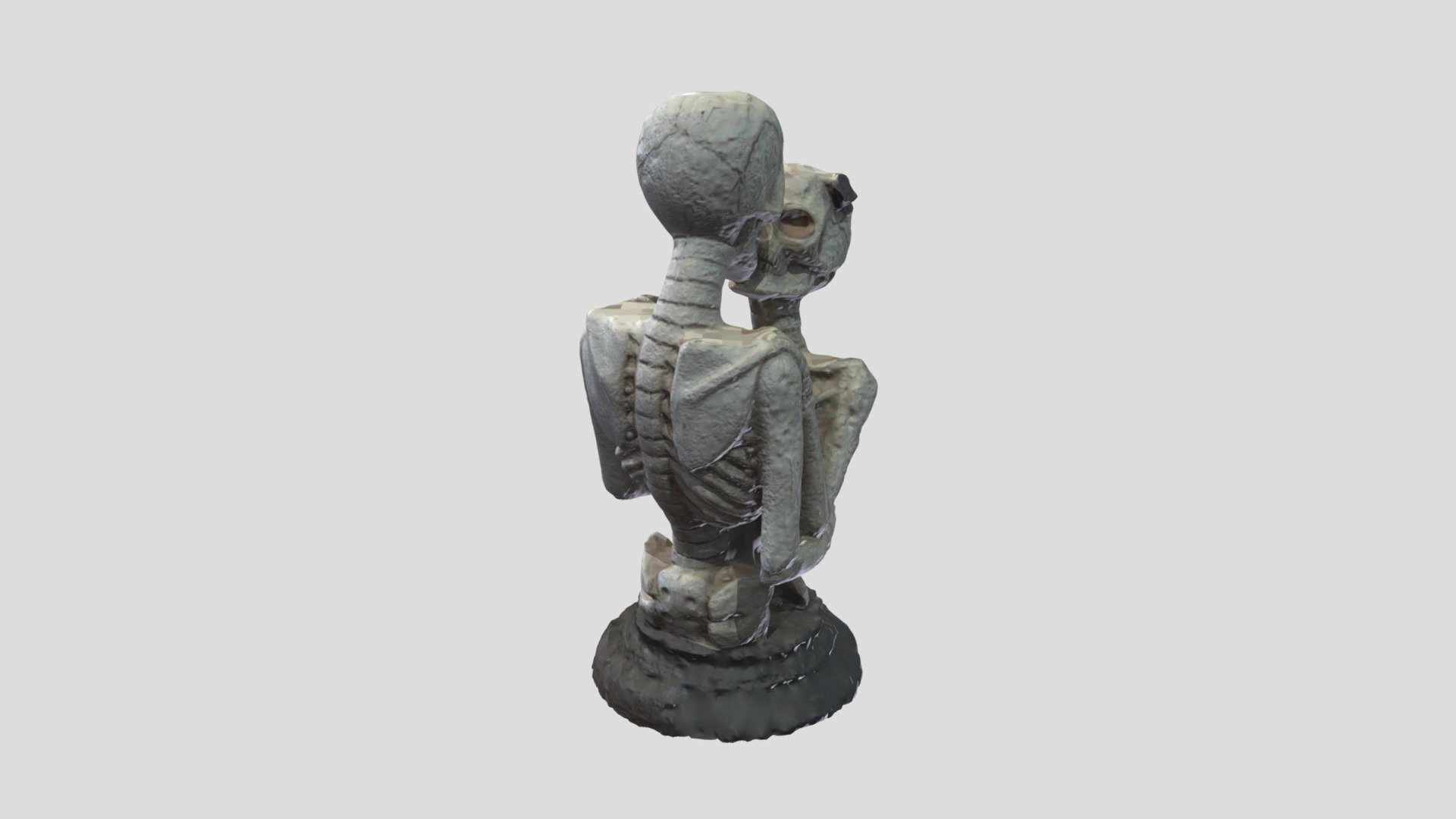 Skeletons Statue (200k Tris)
