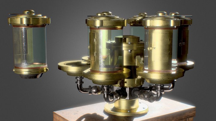Morpheus Cradle and Jars 3D Model