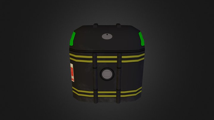 Londense vuilbak 3D Model