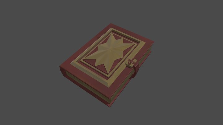 Book 3D Model