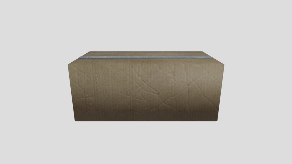 Cardboard Box Sq01