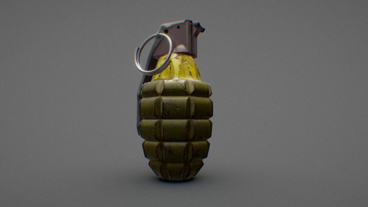 MK2 GRENADE 3D Model