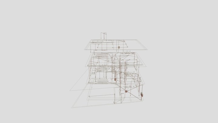 Projeto Elétrico Residencial - RV Engenharia 3D Model
