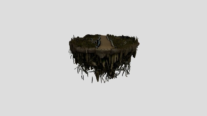 Floating Island 3D Model