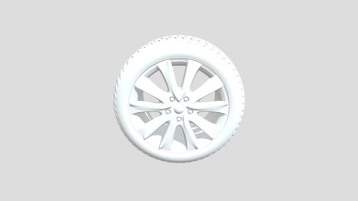 Mazda Wheel 3D Model