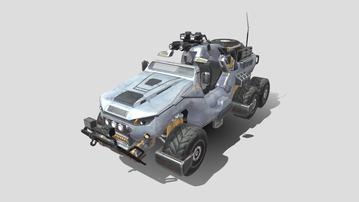 CyberPunk Car Modeling 3D Model