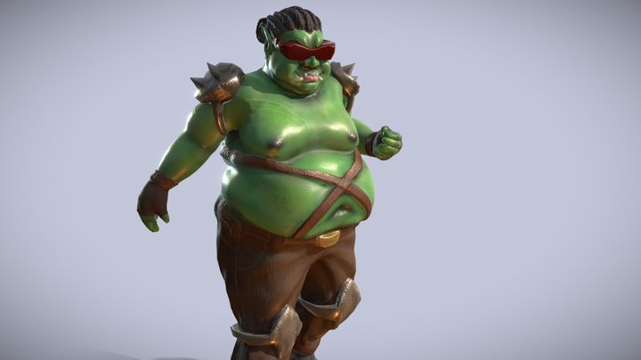RJ the Orc 3D Model