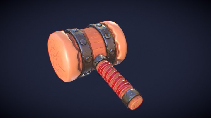 Wooden Hammer Free ✓ – Kostenloses 3D-Modell STL