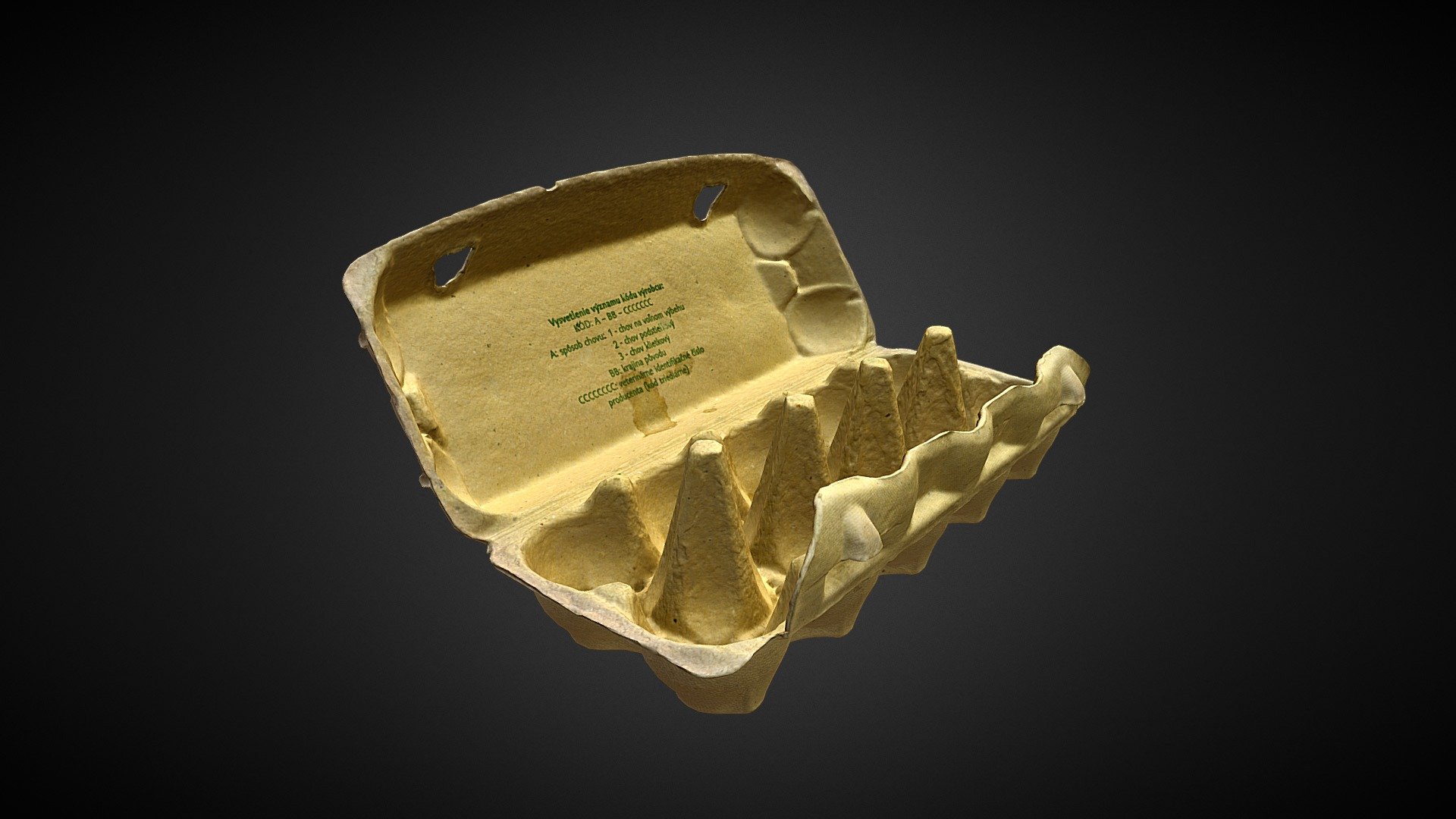 Egg Cover 3D scan