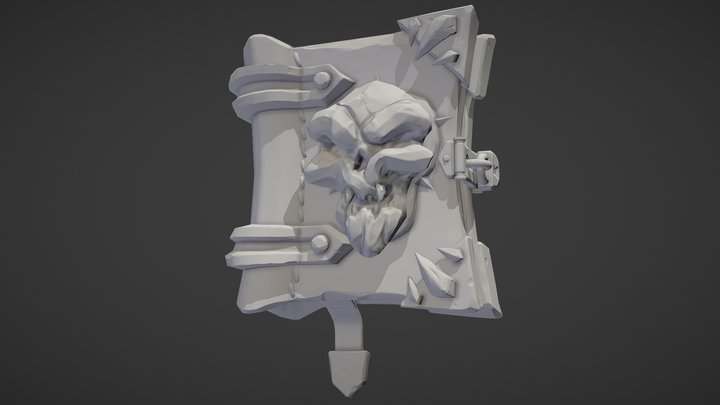 Stylized Book 3D Model